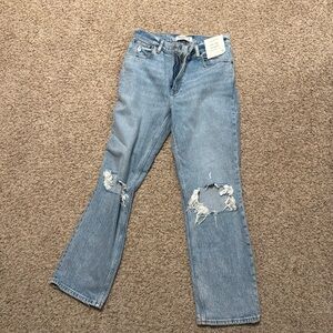 Abercrombie & Fitch 90s Straight High Rise Jeans